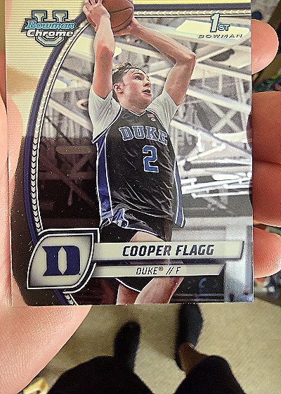 2024-25 Bowman Chrome University #16 Cooper Flagg — front