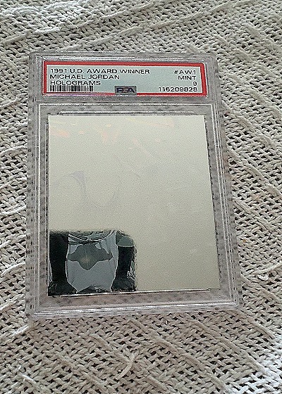 1991 U.D. Award Winner #AW1 Michael Jordan Holograms — front