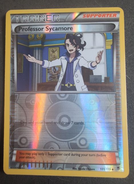 2014 Pokémon XY BREAKpoint #107 Professor Sycamore — front