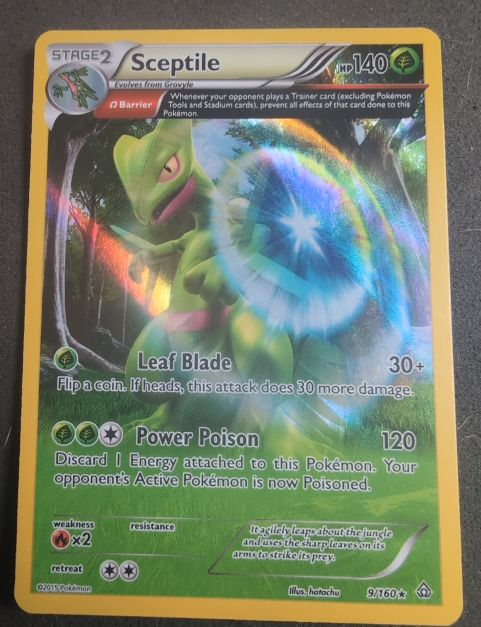 2015 Pokémon Primal Clash #9 Sceptile — front