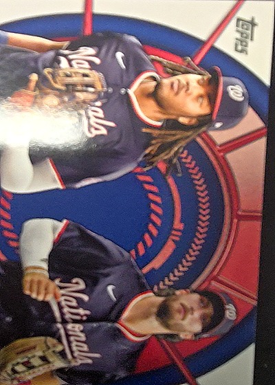 2025 Topps Series 2 #DD-6 James Wood / Dylan Crews — front