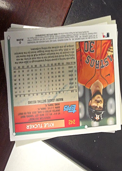1994 Topps #242 Kyle Tucker — back