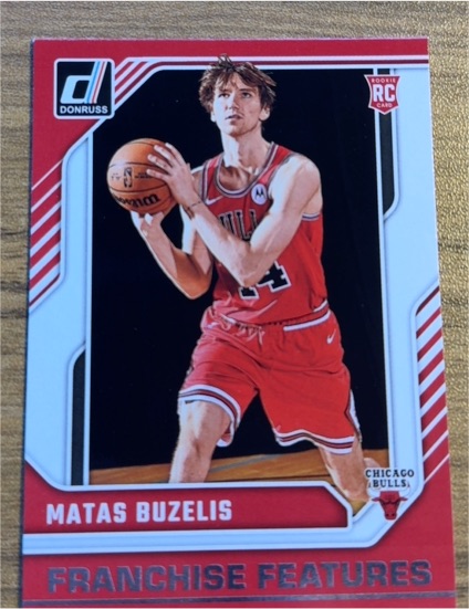 2024-25 Panini Donruss #4 Matas Buzelis Franchise Features RC — front