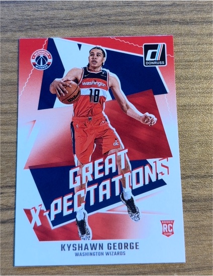 2024-25 Panini Donruss #24 Kyshawn George Great X-Pectations — front