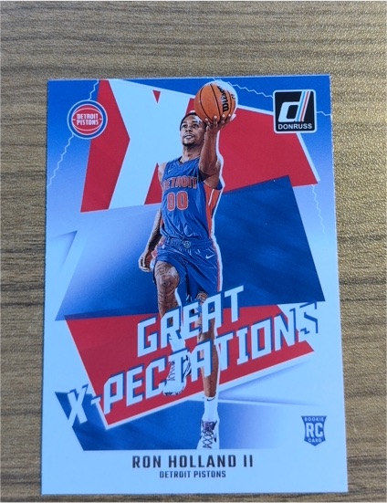 2024-25 Panini Donruss #7 Ron Holland II Great X-Pectations Rookie Card — front