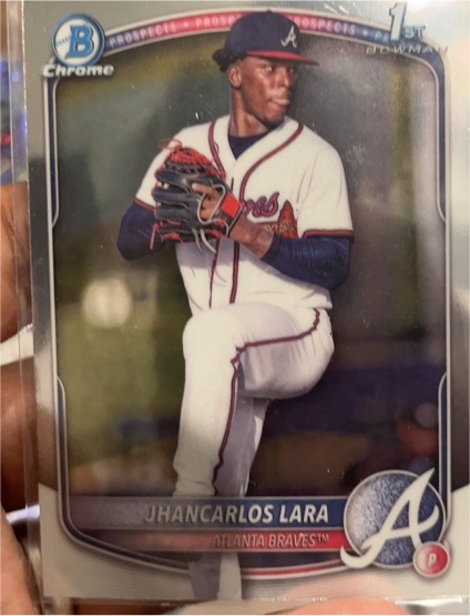 2025 Bowman Chrome Prospects #BCP-126 Jhancarlos Lara — front
