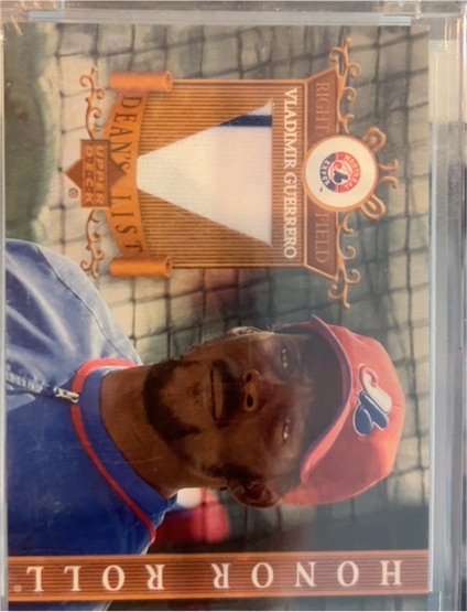 2003 Upper Deck Honor Roll Dean's List Jerseys #DL-VG1 Vladimir Guerrero — front