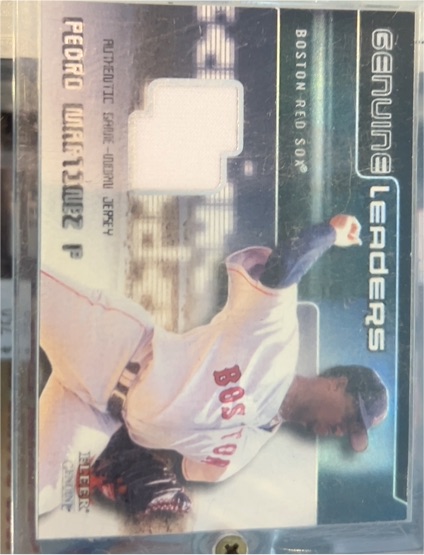 2002 Fleer Genuine Leaders #2 Pedro Martinez — front