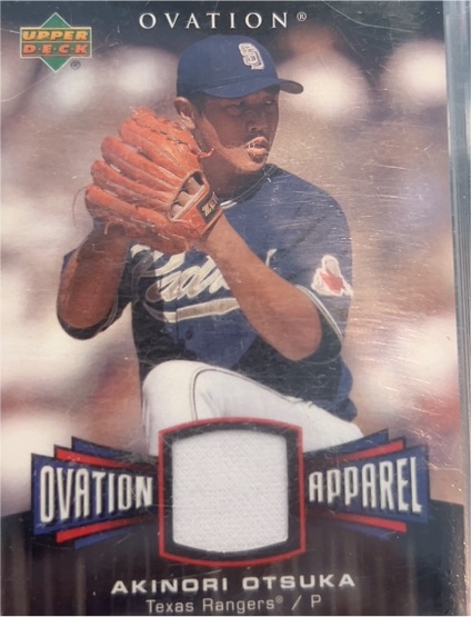 2006 Upper Deck Ovation Apparel #OA-AO Akinori Otsuka — front