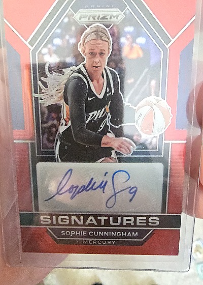 2023 Panini Prizm Signatures #SIG-SC Sophie Cunningham — front