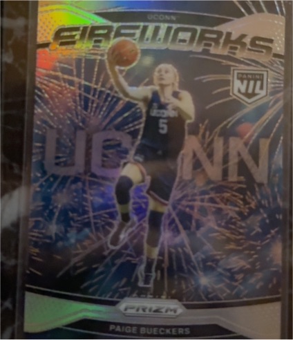 2024 Panini NIL Prizm Fireworks #PB Paige Bueckers — front