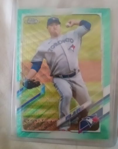 2021 Topps Chrome #123 Hyun-Jin Ryu — front