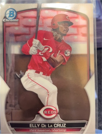 2023 Bowman Chrome #BP-65 Elly De La Cruz — front