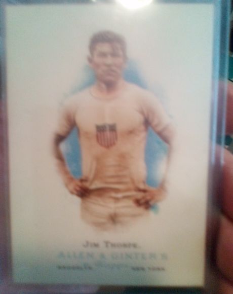 2006 Topps Allen & Ginter #314 Jim Thorpe — front