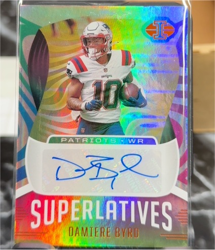 2021 Panini Illusions #SU-40 Damiere Byrd Superlatives Orange — front
