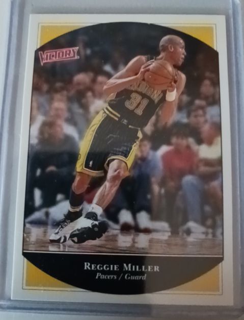 1999-00 Upper Deck Victory #100 Reggie Miller — front