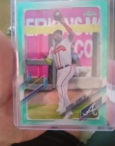 2021 Topps Chrome #202 Marcell Ozuna — front