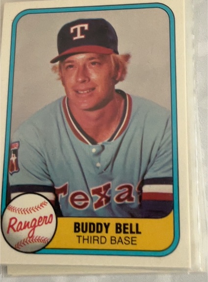 1981 Fleer #529 Buddy Bell — front