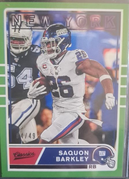 2020 Panini Chronicles Classics #27 Saquon Barkley — front