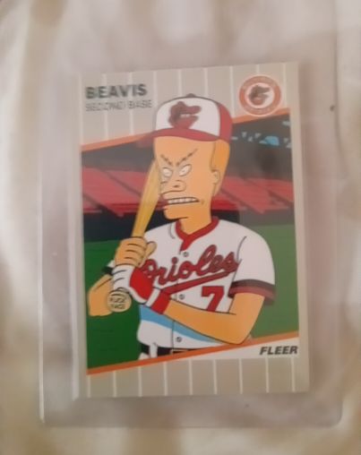 1994 Fleer Beavis Baltimore Orioles — front