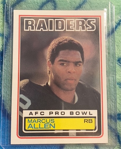 1983 Topps #294 Marcus Allen — front