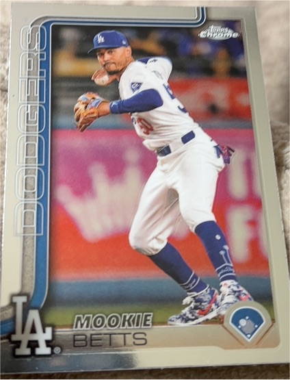 2025 Topps Chrome #50 Mookie Betts — front