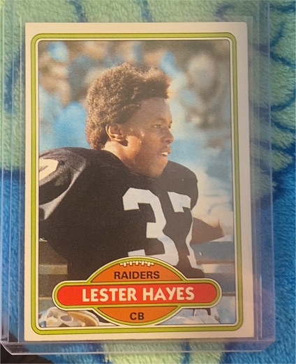 1980 Topps #195 Lester Hayes — front