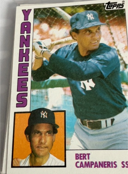 1984 Topps #139 Bert Campaneris — front