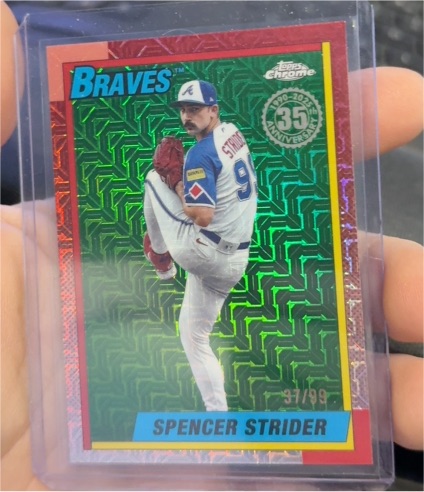 2025 Topps Series 2 #T90C-107 Spencer Strider — front