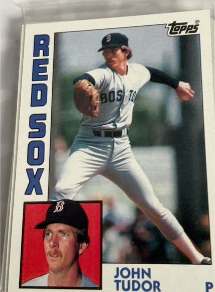 1984 Topps #601 John Tudor Boston Red Sox — front