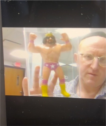 1986 LJN Titan Sports Macho Man Randy Savage Wrestling Figure — front