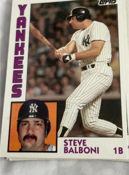 1984 Topps #782 Steve Balboni — front