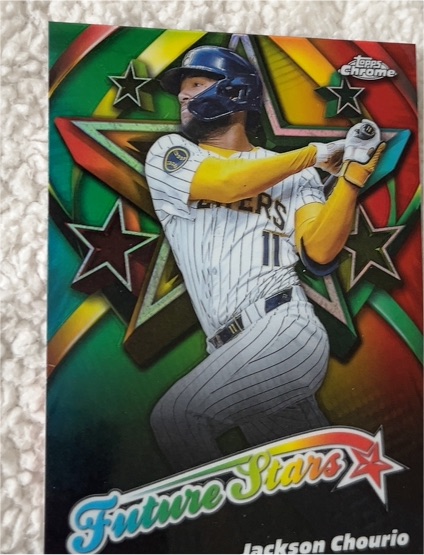 2025 Topps Chrome Future Stars #FS-4 Jackson Chourio — front