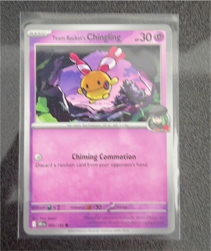 2025 Pokémon #85 Team Rocket's Chingling — front