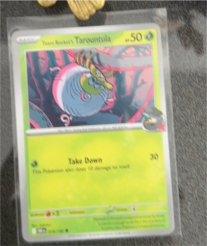 2025 Pokémon TCG Destined Rivals #019 Team Rocket's Tarountula — front