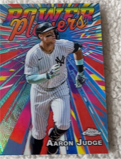 2025 Topps Chrome #PP-1 Aaron Judge Power Players — front