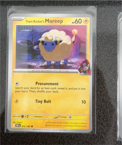 2025 Pokémon Scarlet & Violet Destined Rivals #072 Team Rocket's Mareep — front