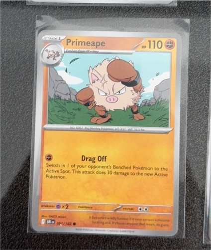 2025 Pokémon Scarlet & Violet Destined Rivals #91 Primeape — front
