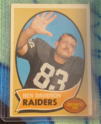 1970 Topps Football #251 Ben Davidson — front