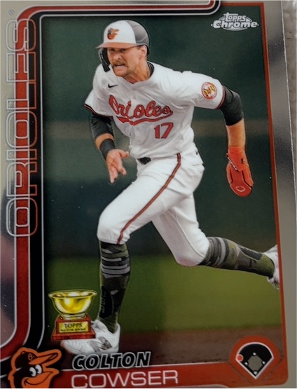 2025 Topps Chrome #230 Colton Cowser — front