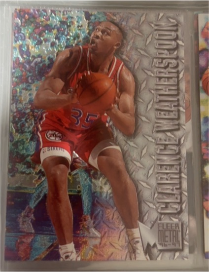1996-97 Fleer Metal #74 Clarence Weatherspoon — front