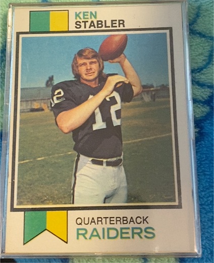 1973 Topps #487 Ken Stabler Rookie — front