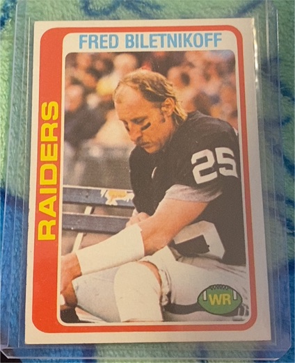 1978 Topps #415 Fred Biletnikoff — front
