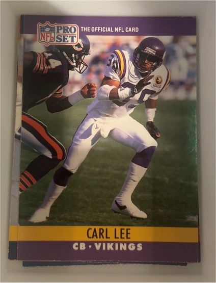 1990 Pro Set #190 Carl Lee Minnesota Vikings — front