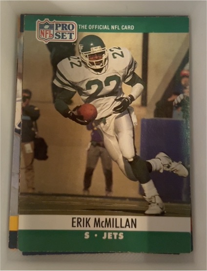 1990 Pro Set #602 Erik McMillan — front
