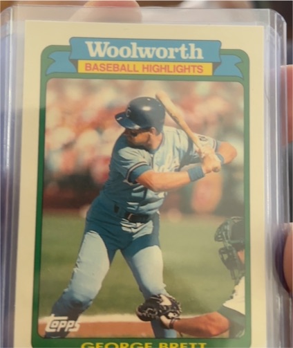 1990 Topps Woolworth #9 George Brett — front