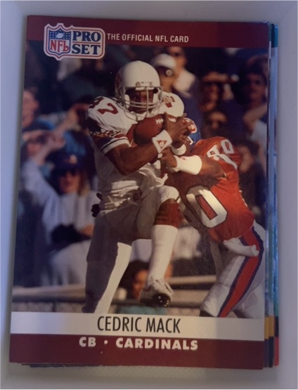 1990 Pro Set #616 Cedric Mack — front