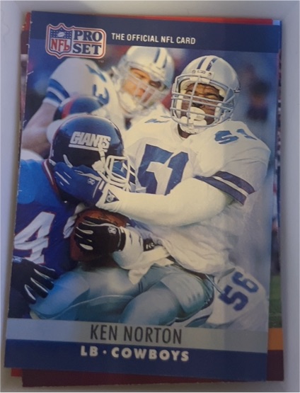 1990 Pro Set #84 Ken Norton — front