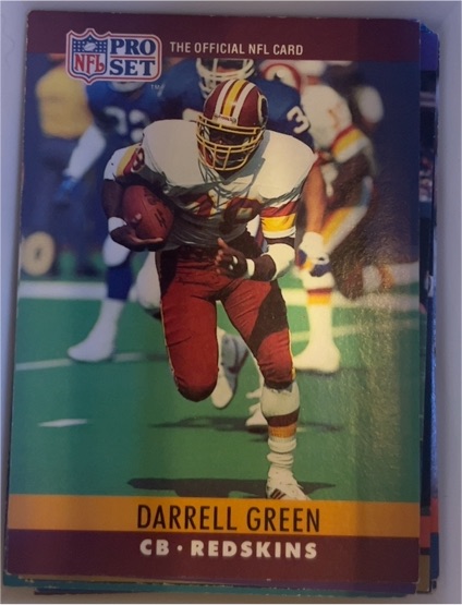 1990 Pro Set #323 Darrell Green Washington Redskins — front