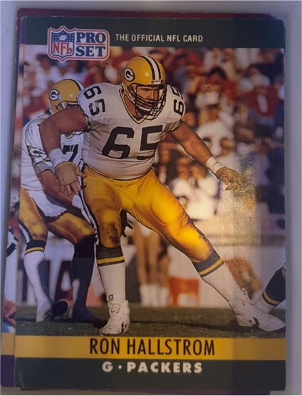 1990 Pro Set #108 Ron Hallstrom — front